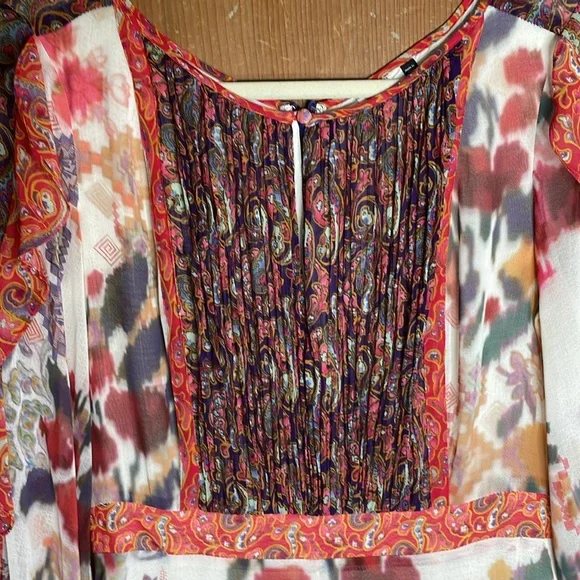 Anthropologie Akemi + Kin Alari ruffled long sleeve Maxi Dress